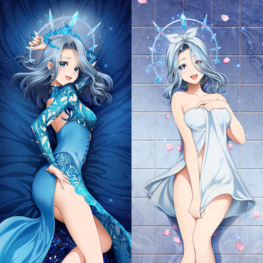 Flame Empress + Sauna Body Pillow Cover